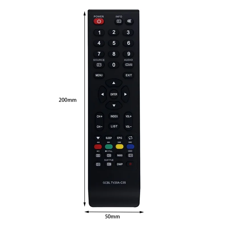 TV20A-C35 For Changhong TV Remote Control Replacement Infrared Controller 10m Range