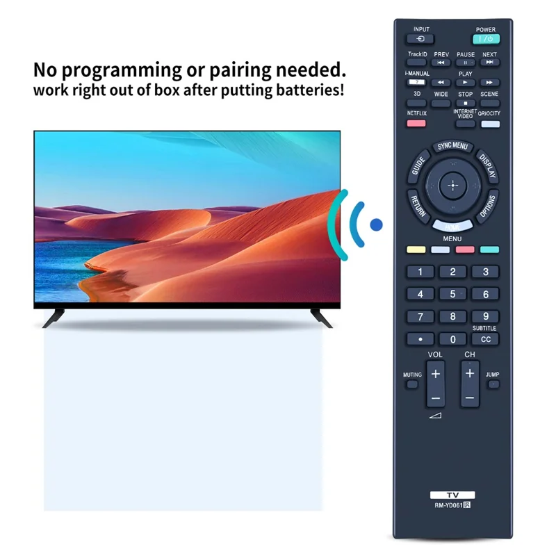 RM-YD061 Voor Sony TV IR Afstandsbediening 10m Bereik Infrarood Controller Vervanging