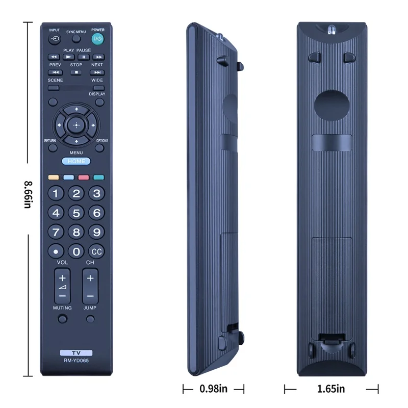 RM-YD065 Vervangende Infrarood Afstandsbediening voor Sony TV, Bereik tot 10 meter, Geen Programmeren Vereist