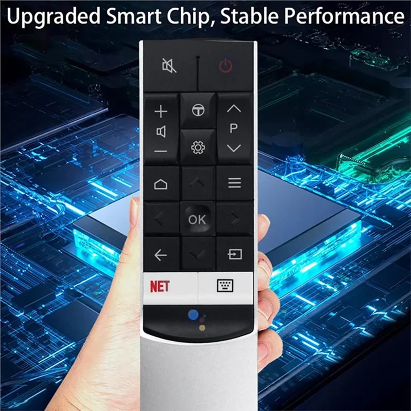 RC602S JUR2 Fernbedienung für TCL TV mit Sprachsteuerung, Reichweite bis 10 m, Ersatzfernbedienung für Fernseher