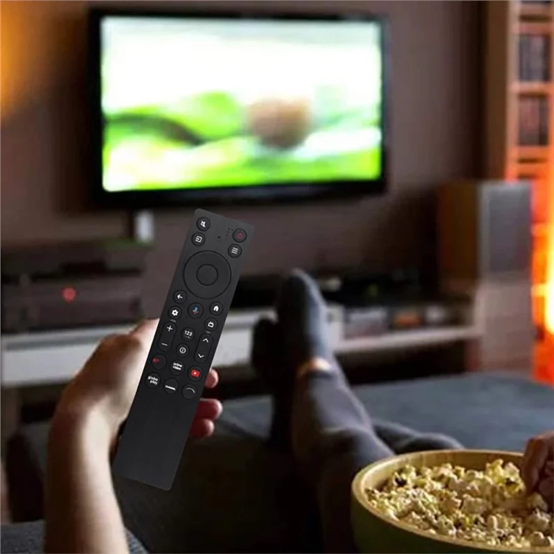 Pilot RC813A FMB4 do telewizorów TCL z funkcją sterowania głosowego, zasięg 10 m, zamiennik pilota do telewizora