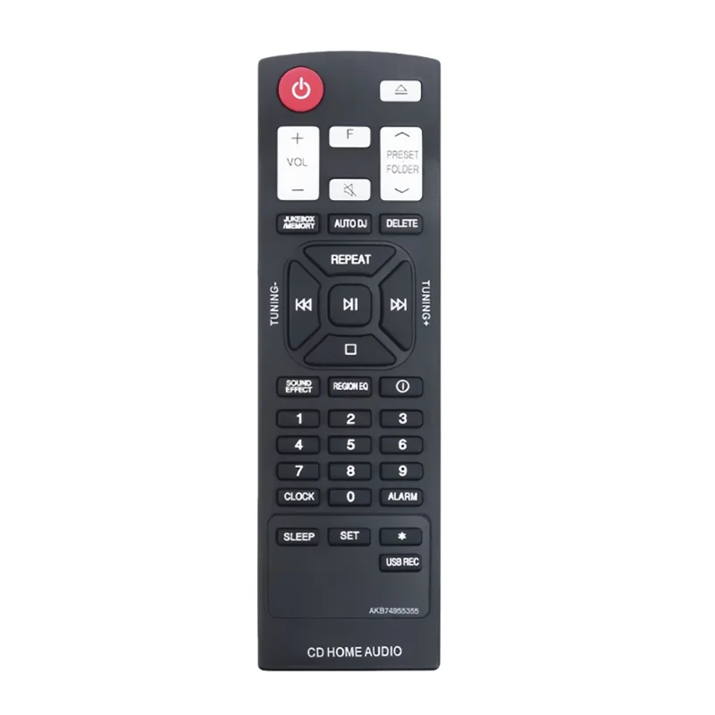 AKB74955351 For LG Speaker Player Remote Control Infrared Wireless Audio System Controller For Home Use - Black