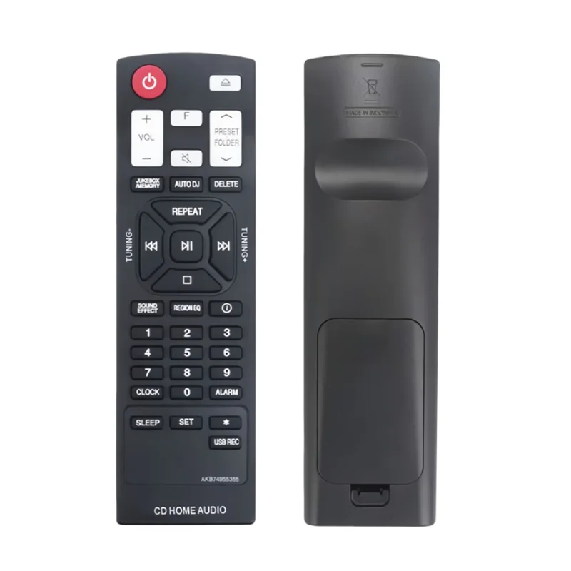 AKB74955355 For LG Audio Speaker Player Remote Control CD Home Audio System IR Controller - Black