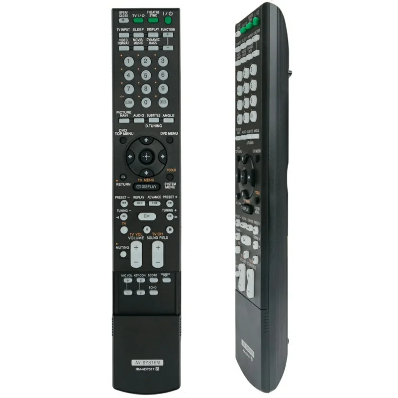 RM-ADP017 For Sony DVD Home Theater IR Remote Control Multi Device TV Audio Equipment Controller - Black