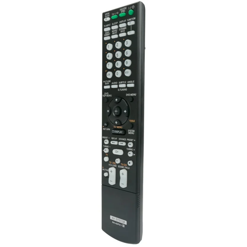 RM-ADP017 For Sony DVD Home Theater IR Remote Control Multi Device TV Audio Equipment Controller - Black