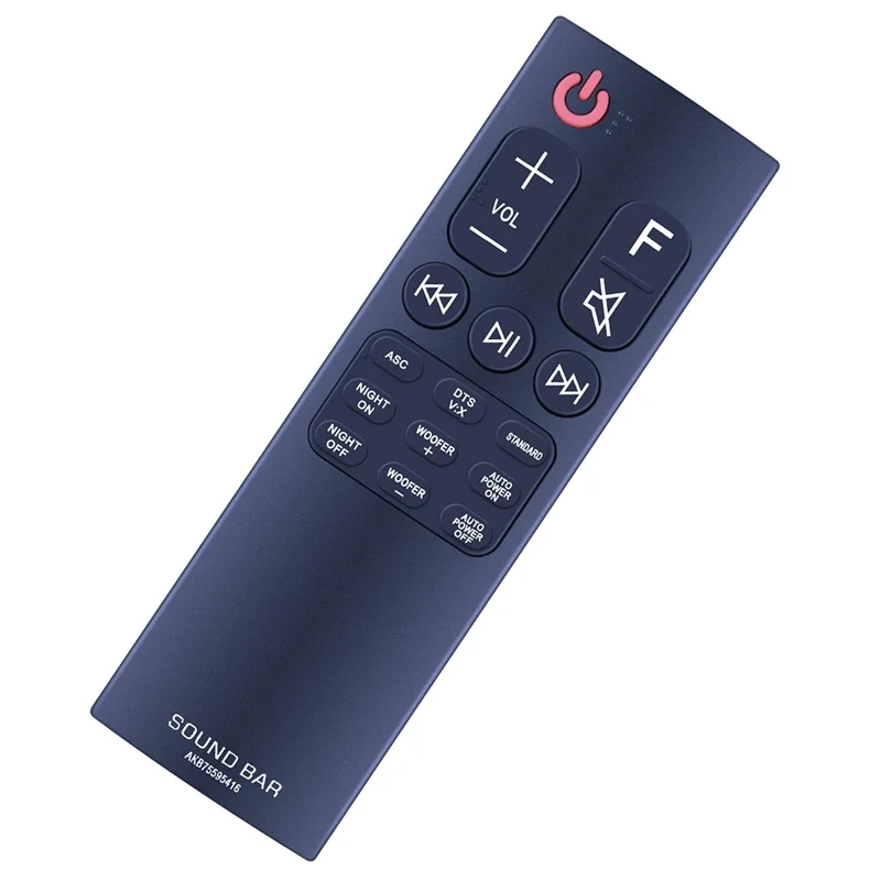 AKB75595416 For LG Blu-ray DVD Infrared Remote Control Replacement Replacement Wireless Controller - Black