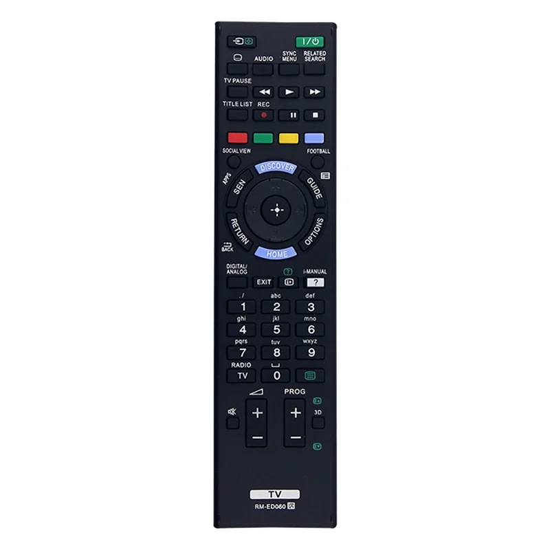 RM-ED060 For Sony TV Infrared Remote Control Replacement Universal Compatible Smart Television Controller - Black