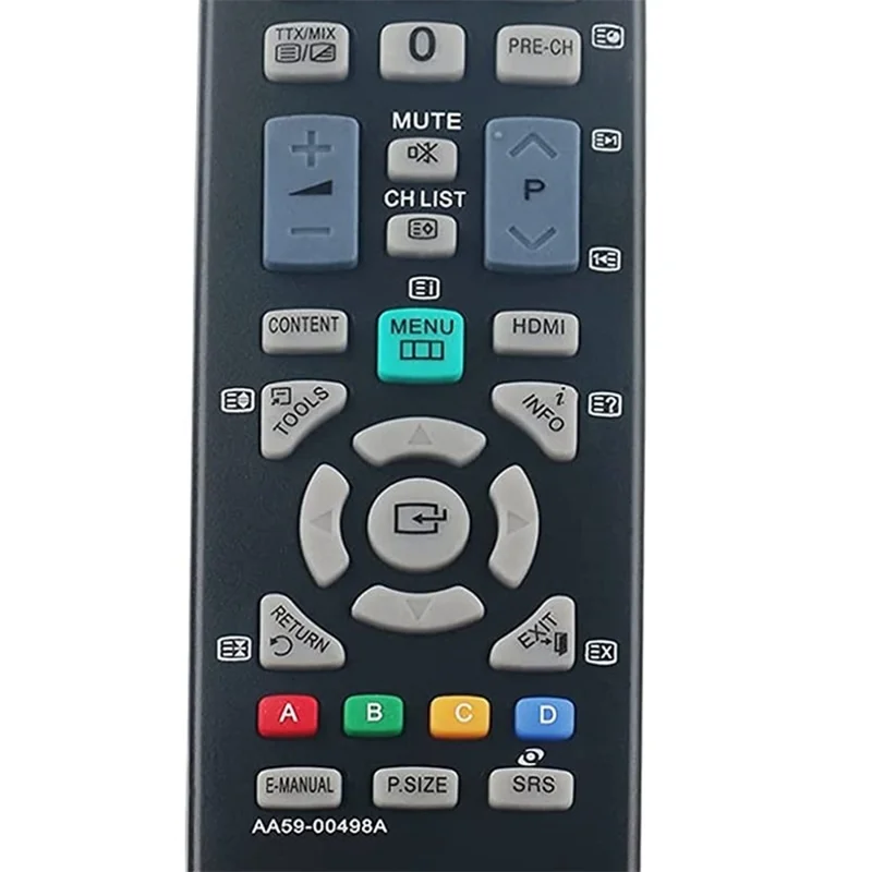 AA59-00498A For Samsung TV Remote Control Infrared Controller with Standard Functions - Black