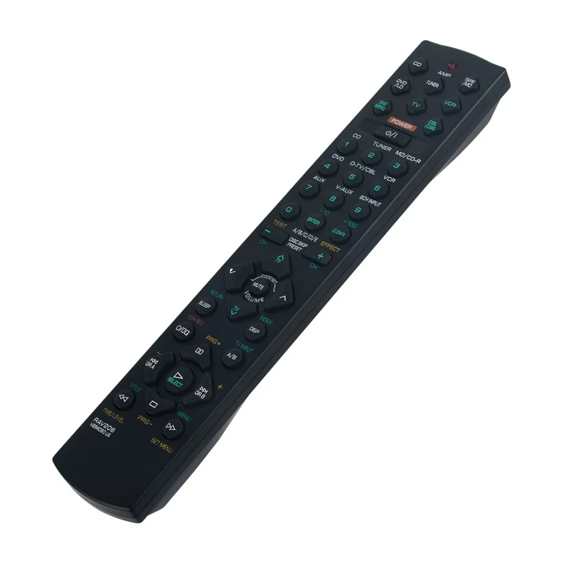 RAV206 For Yamaha AV Receiver Remote Control Replacement Infrared Control - Black
