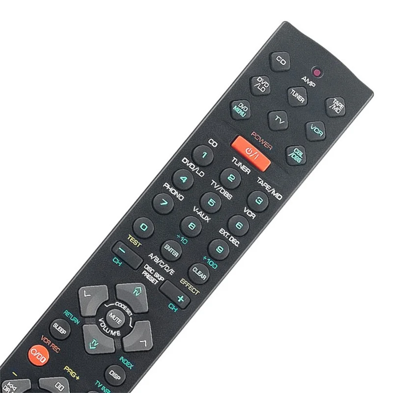 RAV200 For Yamaha AV Receiver Remote Control Infrared Controller Replacement - Black