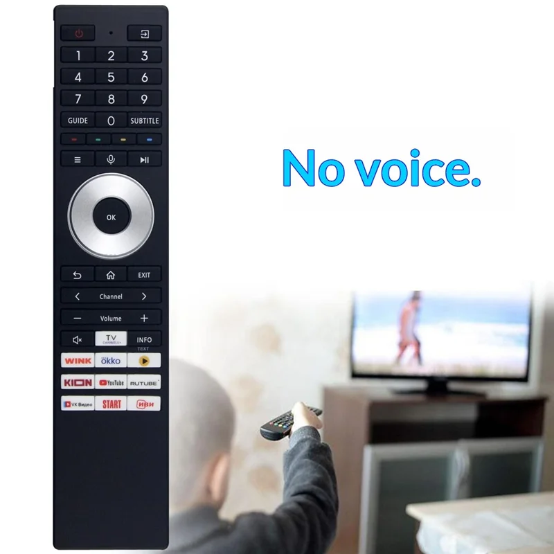 ERF3AI98T For Toshiba TV Infrared Remote Control TV IR Controller (No Voice Function) - Black