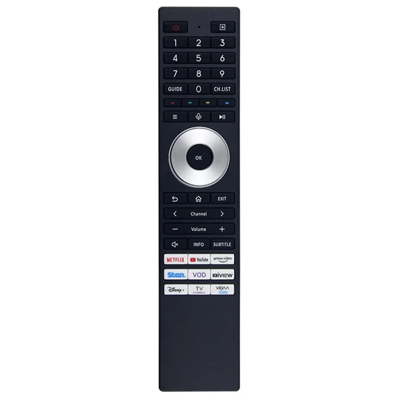 ERF3AE98T For Toshiba TV Remote Control 10m Range Infrared Controller (No Voice Function) - Black