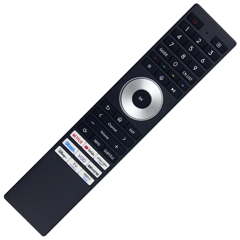 ERF3AE98T For Toshiba TV Remote Control 10m Range Infrared Controller (No Voice Function) - Black