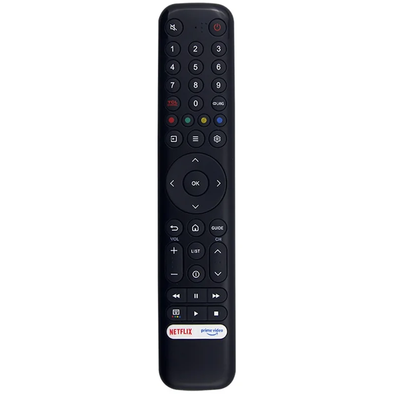 Mando a distancia RC716 CUI1 para TV TCL, mando a distancia universal de repuesto compatible, color negro