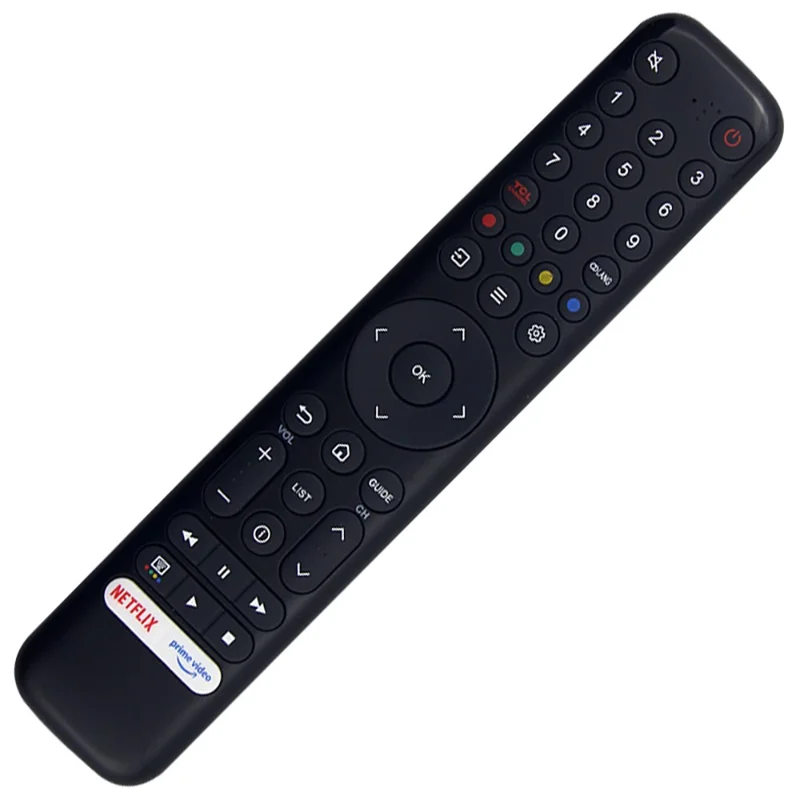 Mando a distancia RC716 CUI1 para TV TCL, mando a distancia universal de repuesto compatible, color negro
