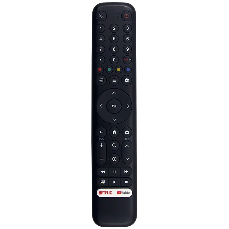 Mando a distancia RC716 CMI3 para TV TCL, mando a distancia universal por infrarrojos, controlador para televisión inteligente, reemplazo - Negro