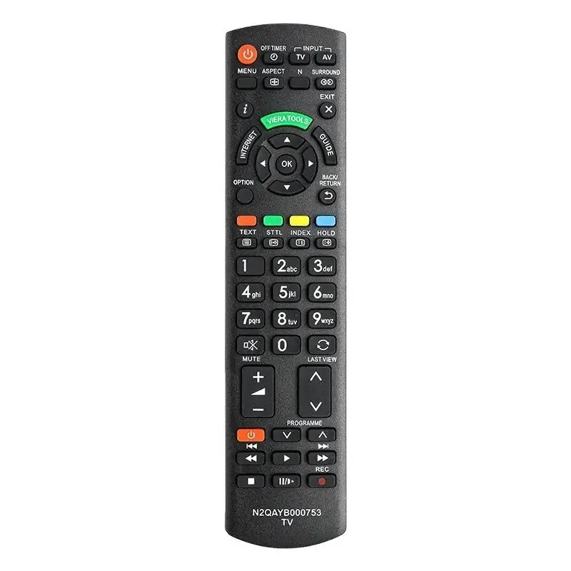 N2QAYB000753 Para Controlo Remoto Infravermelhos da TV Panasonic - Preto