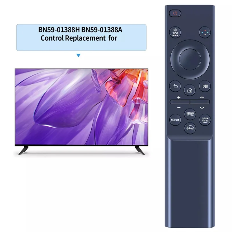 Mando a distancia BN59-01388A / BN59-01388E / BN59-01388H para televisores Samsung, control remoto por infrarrojos - Negro