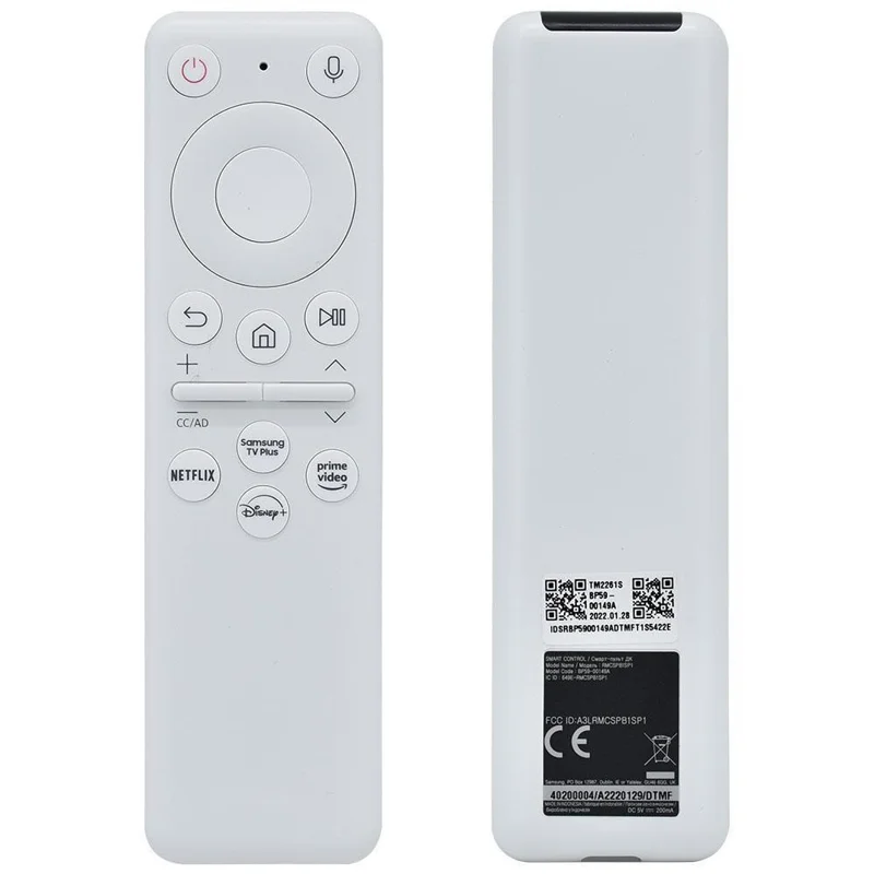 BP59-00149A For Samsung TV Remote Control Rechargeable Voice Infrared Controller - White