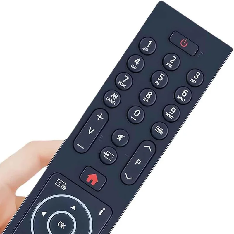 RC45137P Ersatz-Fernbedienung für Bush TV Infrarot-Fernbedienung - Schwarz