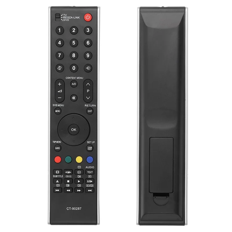 CT-90287 Für Toshiba TV-Fernbedienung Ersatz ABS Infrarot-Controller - Schwarz