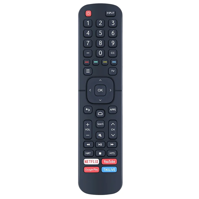 Mando a distancia ERF2B60H para televisión Hisense, reemplazo sin configuración, controlador de ABS - Negro