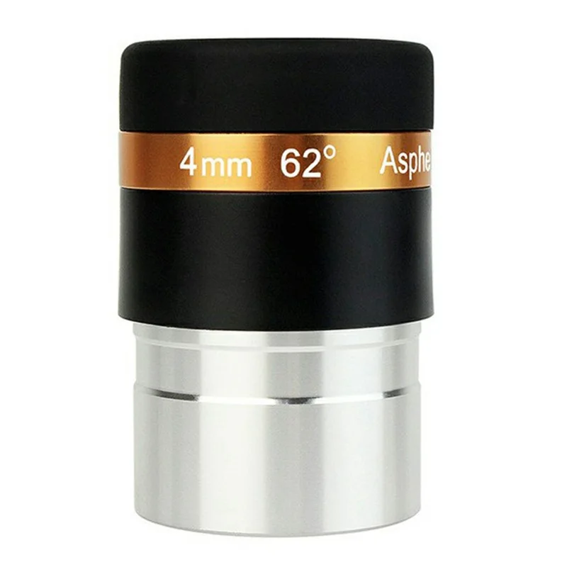 Telescope 1.25" Aspheric Eyepiece 62° Wide Field HD Eyepiece for Astronomy - 4mm