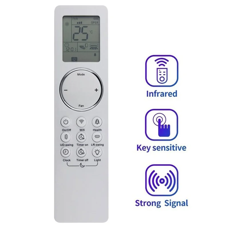 YBE1FB7 Für Gree Klimaanlage Infrarot-Fernbedienung Ersatz 10m Reichweite Drahtloser Controller