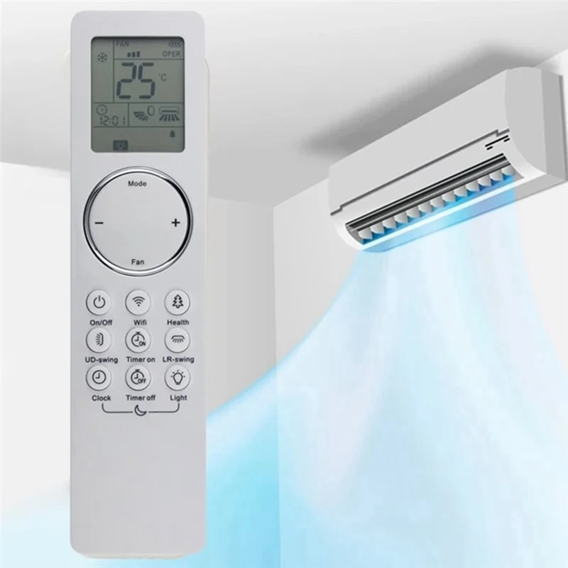 YBE1FB7 Für Gree Klimaanlage Infrarot-Fernbedienung Ersatz 10m Reichweite Drahtloser Controller