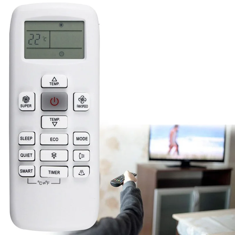 RCH-RUY-0 Für Hisense Klimaanlage Infrarot-Fernbedienung 10 m Reichweite Ersatzfernbedienung