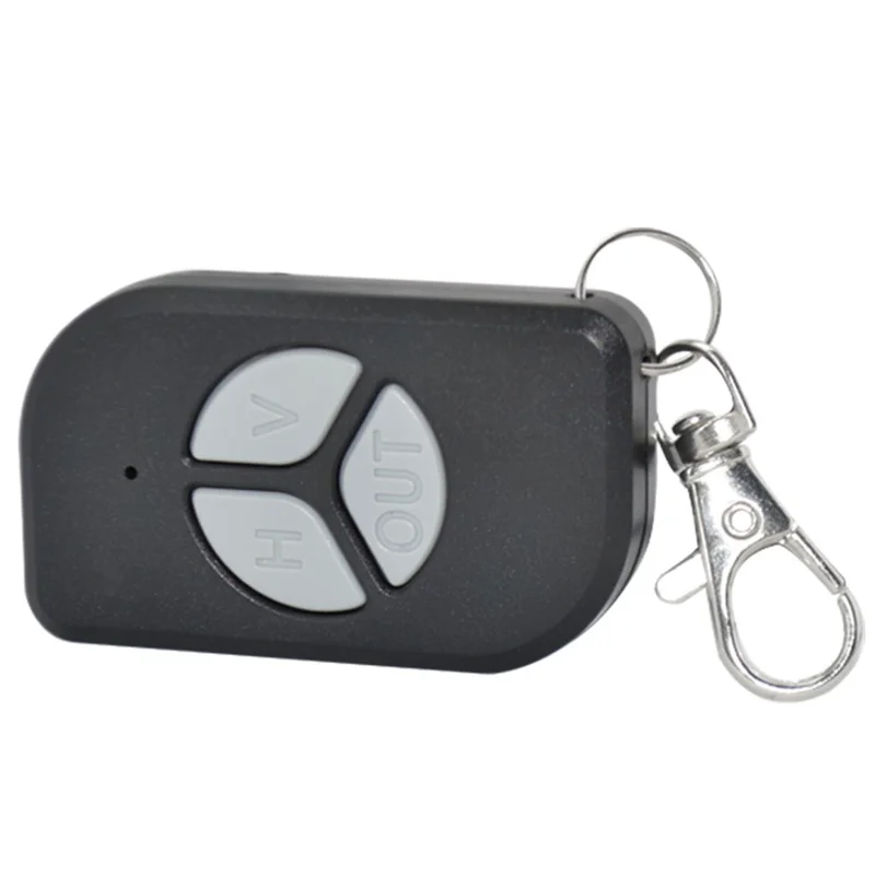 For Rossi & Peccinin DZ 3  /  DZ 4  /  DZ Nano Turbo  /  DZ 3 Turbo  /  DZ 4 Turbo 433MHz Garage Door Remote Control Rolling Code 3 Button 50-100M Range Remote Controller Transmitter - Black