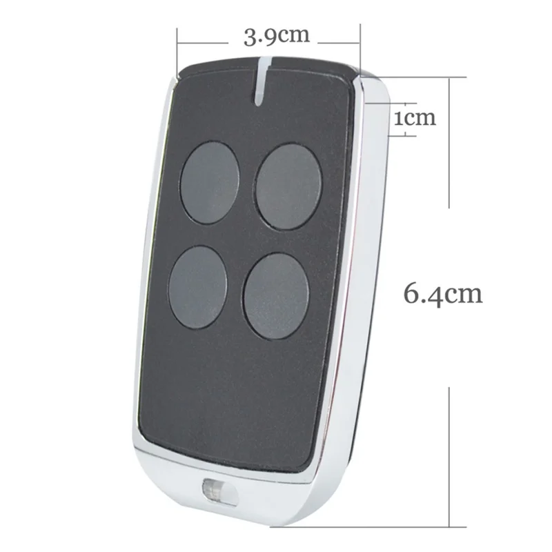 Mando a distancia R-Tech RT-4 433MHz para puerta automática SL600AC.M / SL1000AC.M / SL1500AC.M / SL2000AC.M, transmisor de 4 canales - Negro