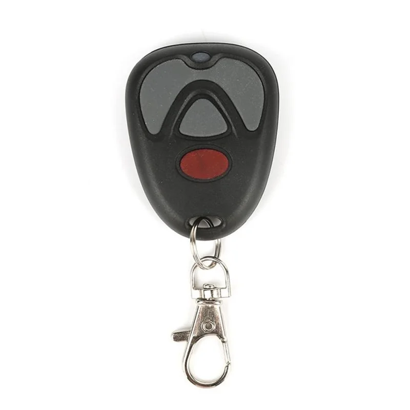 Mando a distancia de 433MHz, copia códigos, llavero con código fijo, aprendizaje y código rodante, mando a distancia para puerta de garaje y puerta - Negro