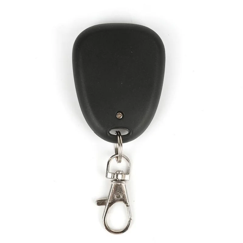 Mando a distancia de 433MHz, copia códigos, llavero con código fijo, aprendizaje y código rodante, mando a distancia para puerta de garaje y puerta - Negro