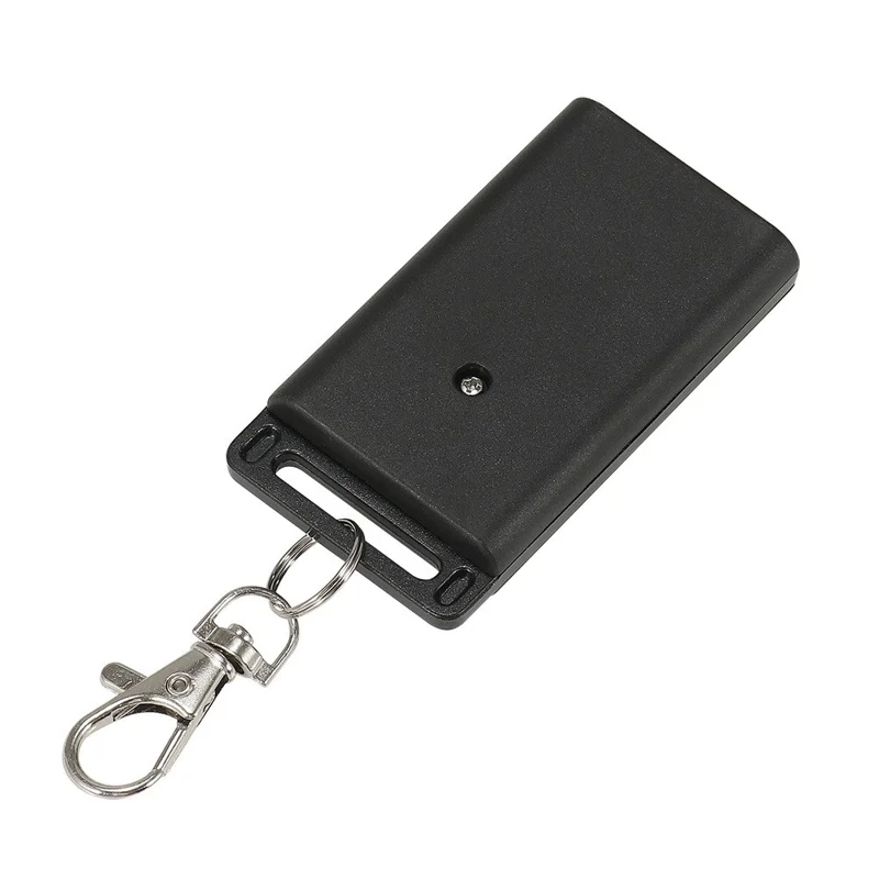 Mando a distancia de copia de 433MHz con 4 botones, mando dual para puerta de garaje y hogar inteligente - Negro Gris / Arriba y Abajo