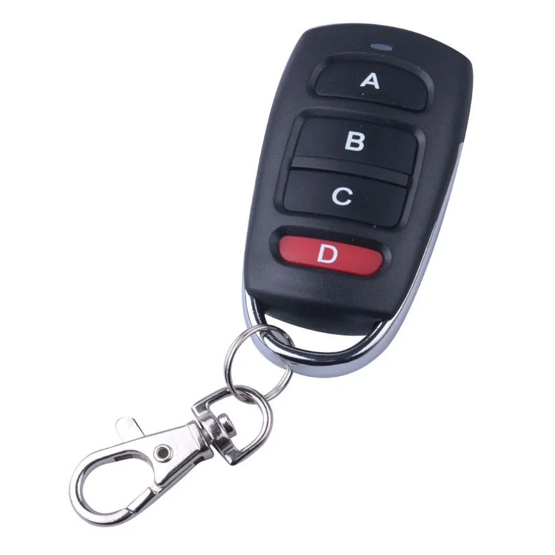 LZ-030 433MHz Universal Inalámbrico Control Remoto Copiador Llave Clonado 4 Botones Eléctrico Puerta de Garaje Llave - ABCD