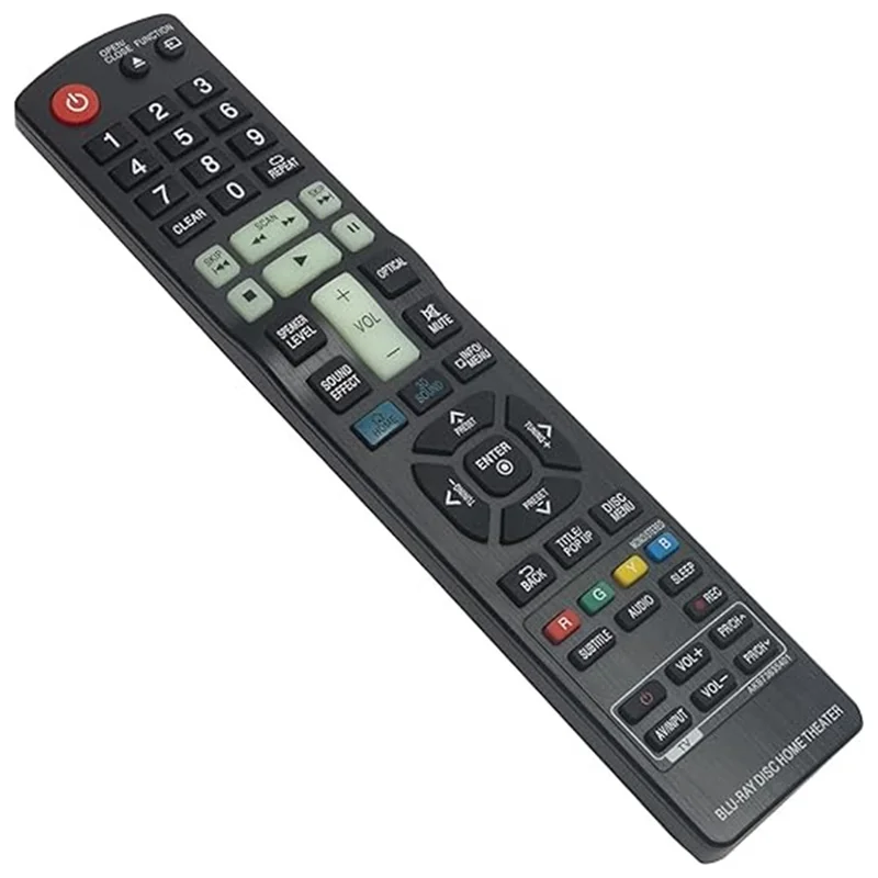 AKB73635401 Ergonomische Fernbedienung für LG Blu-ray DVD-Player, Infrarot-Fernbedienung