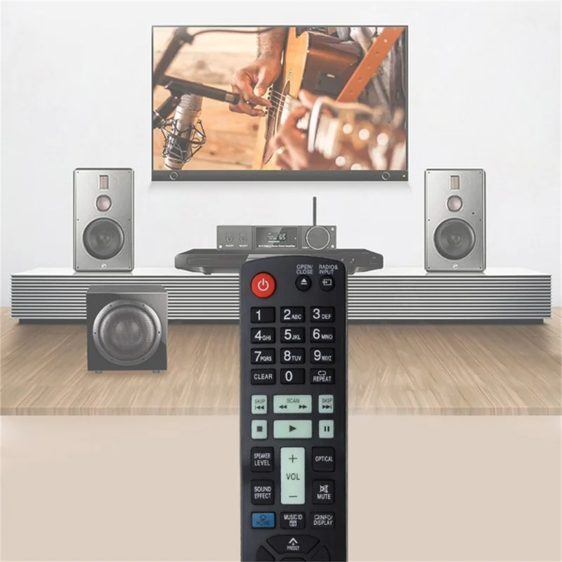 Пульт дистанционного управления AKB73275501 для проигрывателя Blu-ray DVD LG, эргономичная конструкция, ИК-контроллер, замена