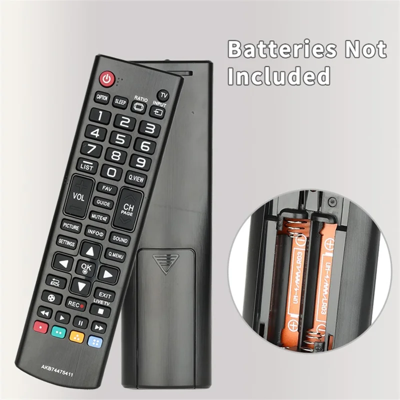 AKB74475411 Fernbedienung für LG TV 1-10m Reichweite IR Infrarot ergonomische kabellose Ersatzfernbedienung