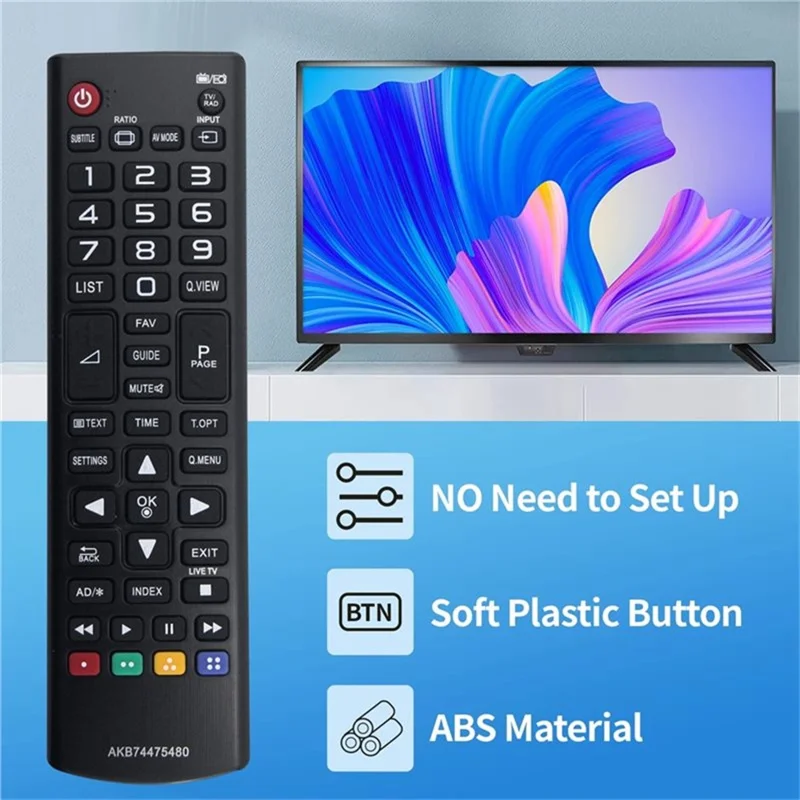Пульт дистанционного управления AKB74475480 для телевизора LG, инфракрасный, эргономичный, беспроводной, замена, портативный, ИК-контроллер