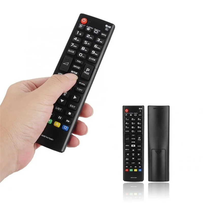 AKB74475481 Remote Control for LG TV 1-10m Range Infrared Ergonomic Wireless Replacement Handheld IR Controller