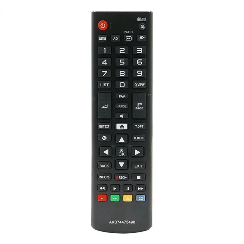 AKB74475490 Afstandsbediening voor LG TV Infrarood Ergonomisch Draadloos Vervangend Handbediend IR-apparaat