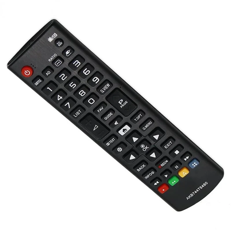 AKB74475490 Afstandsbediening voor LG TV Infrarood Ergonomisch Draadloos Vervangend Handbediend IR-apparaat