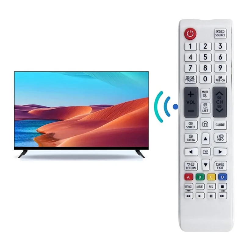 BN59-01248A Fernbedienung für Samsung TV, 1-10 m Reichweite, handliche Infrarot-Ersatz-Fernbedienung, IR-Fernbedienung