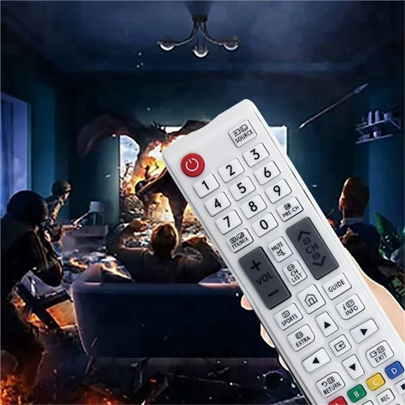 BN59-01248A Fernbedienung für Samsung TV, 1-10 m Reichweite, handliche Infrarot-Ersatz-Fernbedienung, IR-Fernbedienung