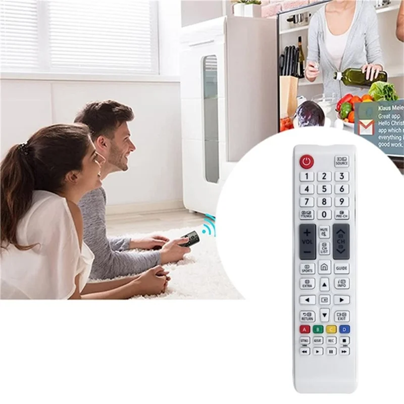 BN59-01248A Fernbedienung für Samsung TV, 1-10 m Reichweite, handliche Infrarot-Ersatz-Fernbedienung, IR-Fernbedienung