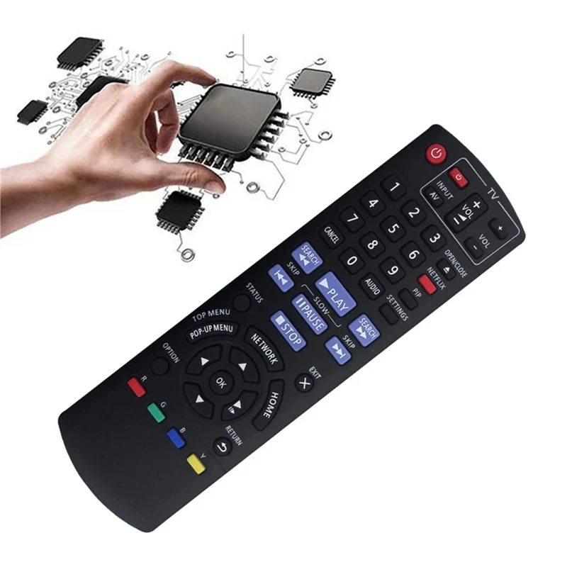 N2QAYB000734 Fernbedienung für Panasonic Blu-ray DVD-Player 1-10 m Reichweite Ersatz Infrarot IR-Controller
