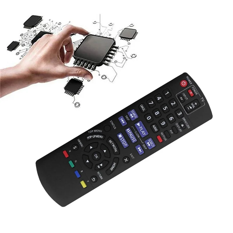 N2QAYB000575 IR-Fernbedienung für Panasonic Blu-ray DVD-Player, batteriebetriebene, kabellose Infrarot-Ersatzfernbedienung
