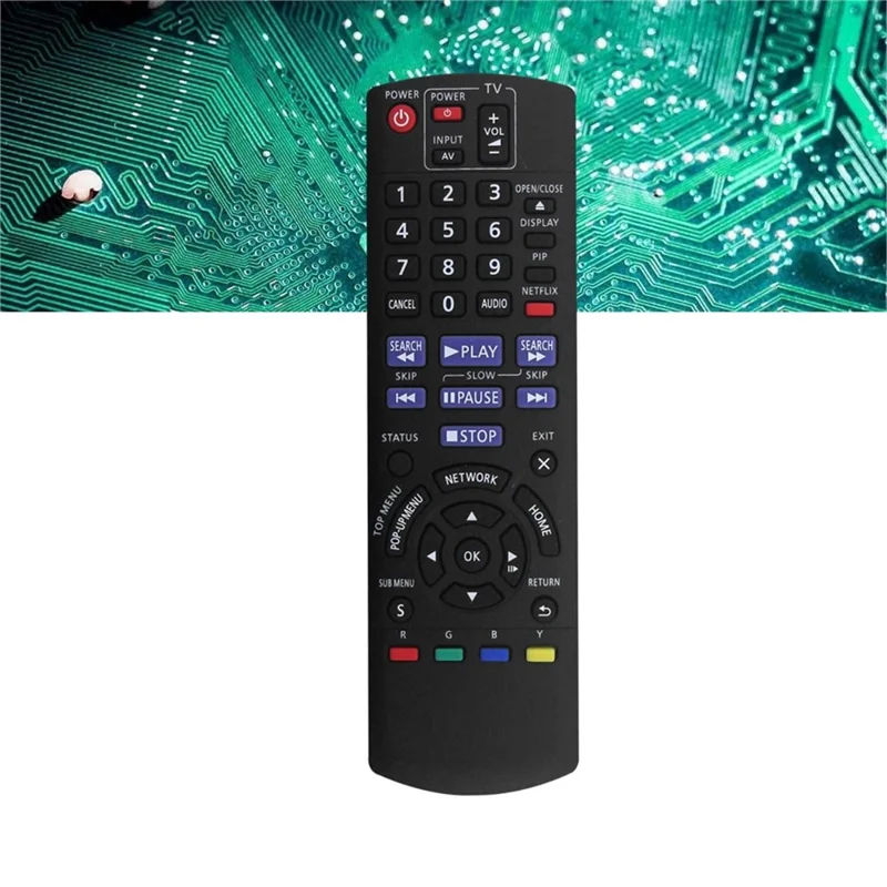 N2QAYB000575 IR-Fernbedienung für Panasonic Blu-ray DVD-Player, batteriebetriebene, kabellose Infrarot-Ersatzfernbedienung