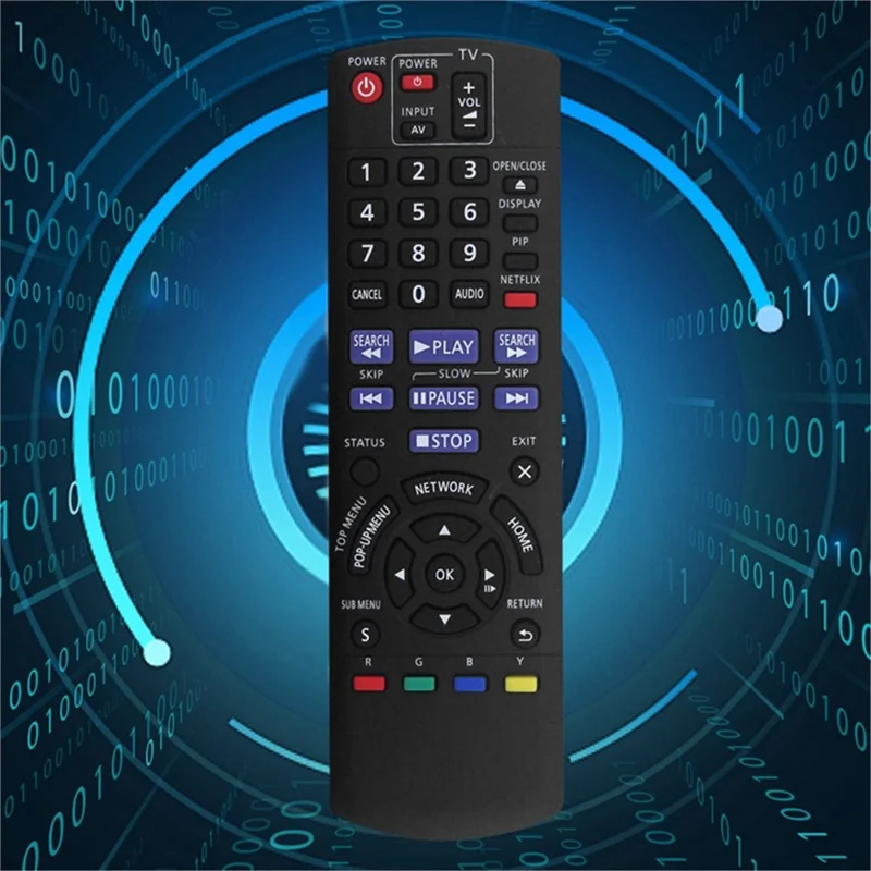 N2QAYB000575 IR-Fernbedienung für Panasonic Blu-ray DVD-Player, batteriebetriebene, kabellose Infrarot-Ersatzfernbedienung